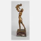 Johannes Boese, "Mutterglück", Bronze