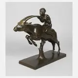 Otto Pilz, Mädchen auf Gazelle, Bronze