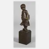 Paul Ludwig Kowalczewski, Schulmädchen, Bronze