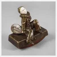 Pierrot by Peter Tereszczuk, Bronze, sold Nov 2022