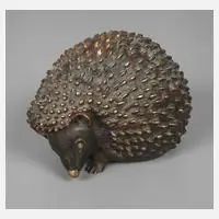 Louise Scherf, kleiner Igel, Bronze