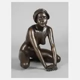 Arno Breker, "Mädchen mit Tuch", Bronze