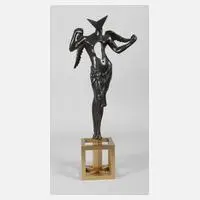 Salvador Dalí, Surrealistischer Engel, Bronze