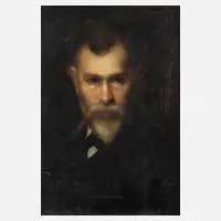 Emmanuel Michel Benner, Herrenportrait, Öl auf Leinwand