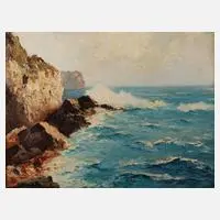 Georg Arnold-Graboné, Seestück, Öl auf Leinwand