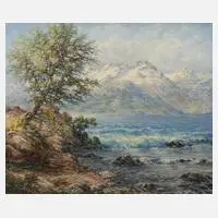 C. Gamp, Partie in Kastilien, Öl auf Leinwand