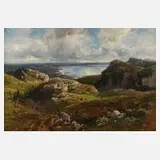 Carl Heyn, Alm an der Kampenwand, Öl auf Leinwand
