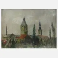 Ewald Jorzig, "Soest", Öl auf leinenkaschiertem Sperrholz