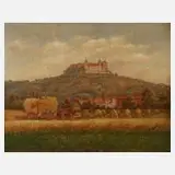 Walter Küpfer, Festung Coburg, 1914, Öl auf Leinwand