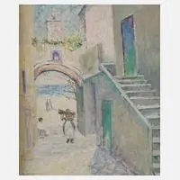 M. Moore, Südliche Gasse, 1935, pastellner