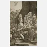 Albrecht Durer, "Die Handwaschung des Pilatus", Kupferstichpassion