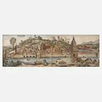 Hartmann Schedel, Ulm, aquarellierter