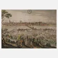 Matthäus Merian, Belagerung von Ingolstadt, aquarellierter