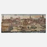 Hartmann Schedel, Budapest, aquarellierter
