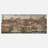 Hartmann Schedel, Budapest, aquarellierter