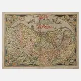 Abraham Ortelius, Prachtvolle Kupferstichkarte
