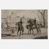 Conrad Ahrendts, Schloss Belvedere, Radierung