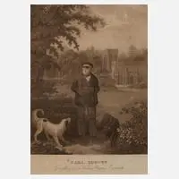 Carl August Schwerdgeburth, Großherzog Carl August, Aquatintaradierung
