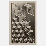 M. C. Escher, Auf der Treppe