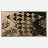 M. C. Escher, "Tag und Nacht"