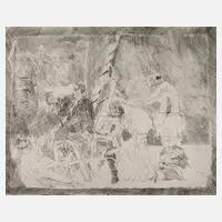 Prof. Alfred Hrdlicka, Zu "Hieronymus Bosch", 1980, Radierung