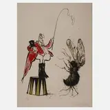 Ronald Searle, The greatest Show on Earth, Farblithographie