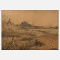 Theodor Kittelsen, "Andersnatten", Aquarell