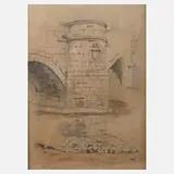Prof. Paul Tübbecke, Die Werrabrücke in Creuzburg