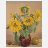 Erich Lindenau, Sonnenblumenstillleben