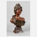 Büste "Mélodie" by Emmanuel Villanis, Bronzes, sold Aug 2022