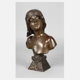 Büste "Saïda" by Emmanuel Villanis, Bronzes, sold Aug 2022