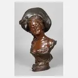 Georges van der Straten, Büste "Bettina", Bronzes
