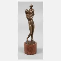 Max Hermann Fritz, Mutter mit Kind, Bronze