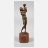 Max Hermann Fritz, Mutter mit Kind, Bronze