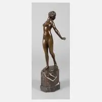 Rudolf Kaesbach, Akttänzerin, Bronze
