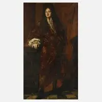 Ungewöhnliches Portrait eines Adligen, Barock, Öl auf Leinwand
