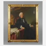 Anton Stratmann, Bildnis eines Archidiakons, Öl auf Leinwand
