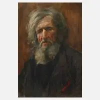 Paul Bach, Portrait eines älteren Mannes