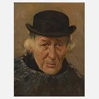 Adolf Frey-Moock, Frauenportrait, Öl auf Leinwand
