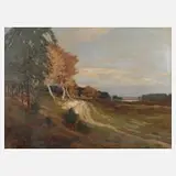 Rudolf Hermanns, Lüneburger Heide, Öl auf Leinwand