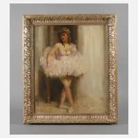 Julius Horn, Ballerina, Öl auf Leinwand