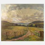 Prof. Paul Neidhardt, "Sonnenstrahlen", Öl auf Leinwand