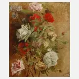 Louis Pivot, Gartenblumen, 1915, Öl auf Pappe
