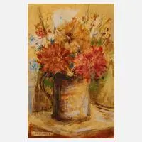 Venturini, Blumenstillleben, Kreiden
