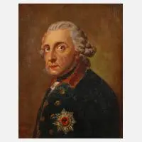 Walter, Friedrich der Große, Öl auf Leinwand