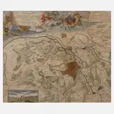 Kupferstichkarte Franken by Johann Baptist Homann, Kupferstich, sold Mar 2022