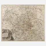 Karte Braunschweig by Johann Baptist Homann, Kupferstich, sold Mar 2022