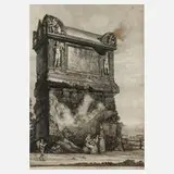 Luigi Rossini, Das Grab des Marianus, Radierung