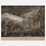 Domenico Quaglio, "Die Kirche zum hl. Blute...", 1812, Radierung