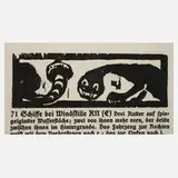 Prof. Emil Nolde, Zwei Fabeltiere